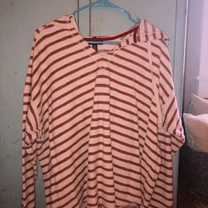 stripped hoodie! extremely cute and cozy!